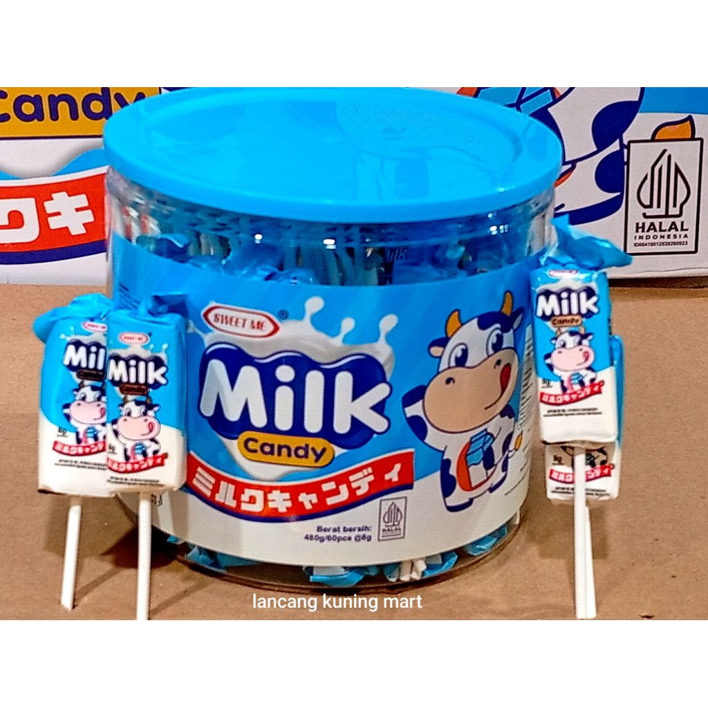 Milk Candy Cube Lolipop isi 60 ECER 1000