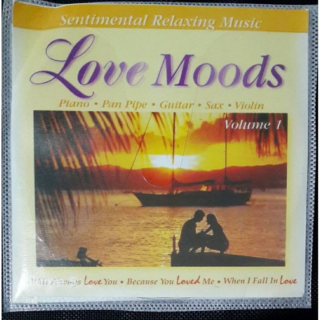 Kaset CD LOVE MOODS Sentimental Relaxing Music