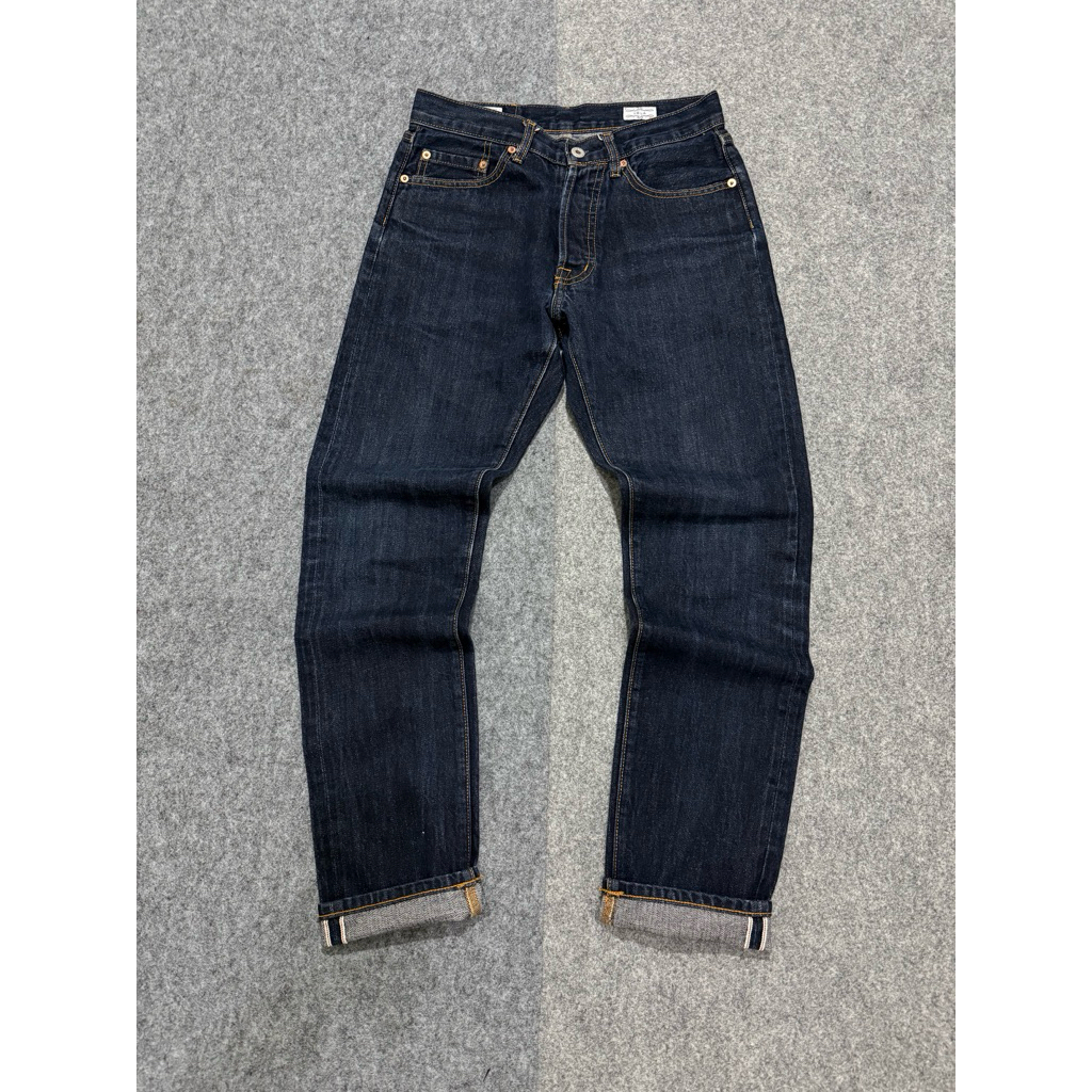 Celana denim indigo master selvedge