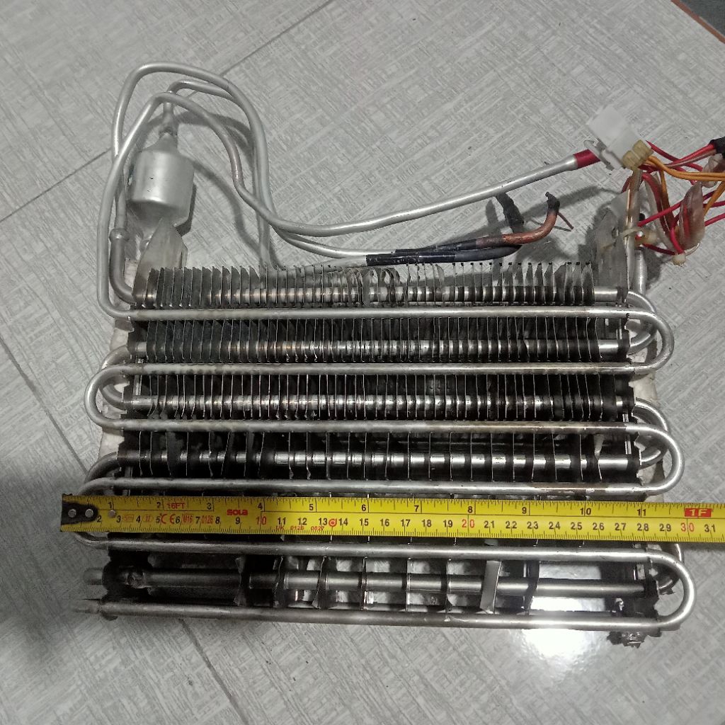 Evaporator kulkas LG 1set Heater pemanas evaporator
