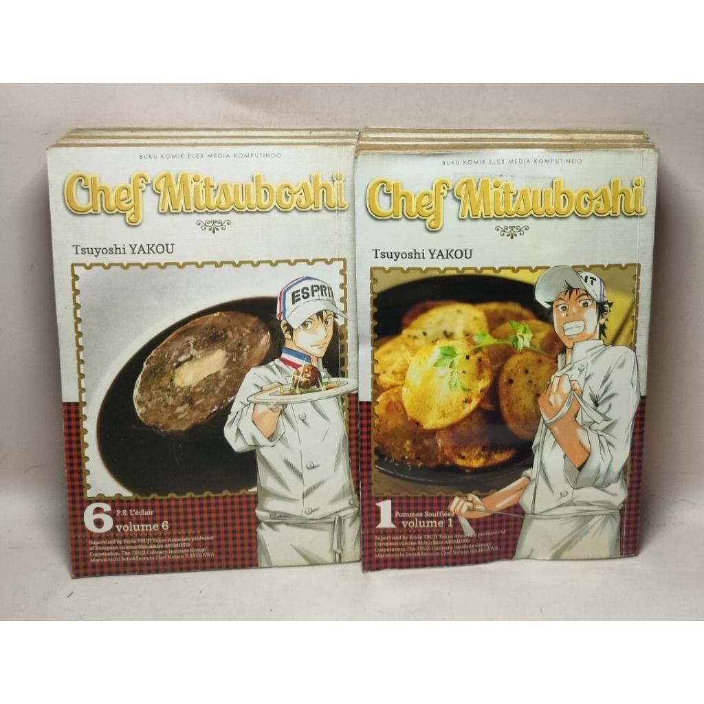 Komik Chef Mitsuboshi Set 1-6 Tamat