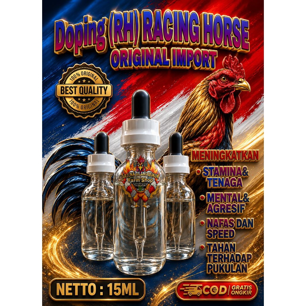 ASLI DOPING (RH) RACING HORSE IMPORT [15ML]