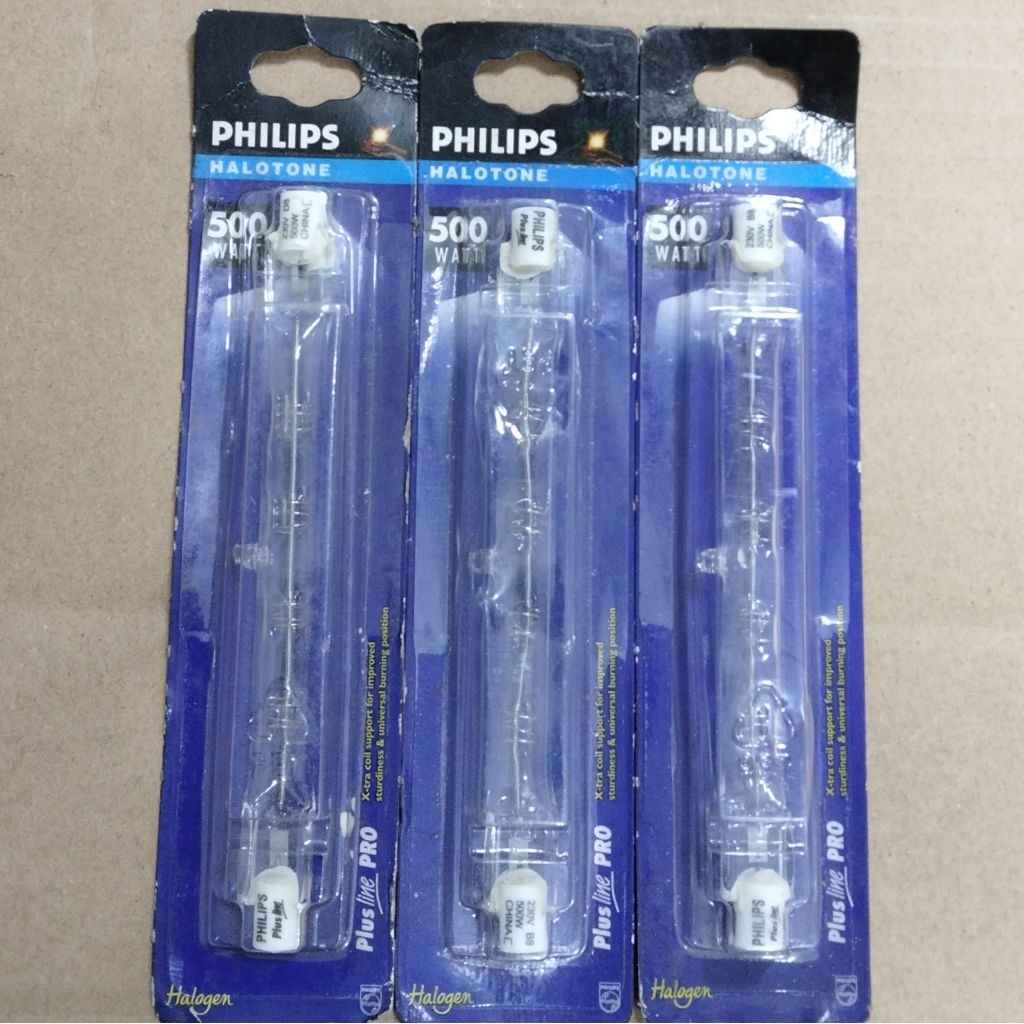 LAMPU STICK  HALOGEN PHILIPS 500WATT /