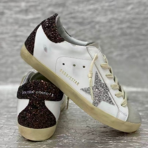 [Pre order] Men's/Women's Shoes GGDB Leather Star Low Top Fashion Board Shoes White Vintage Edition