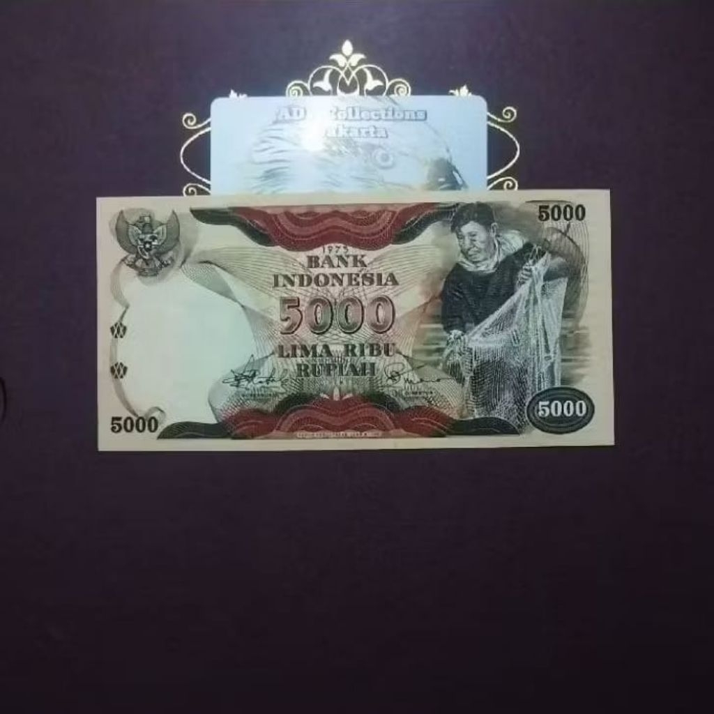 Uang Kuno 5000 Penjala 1975