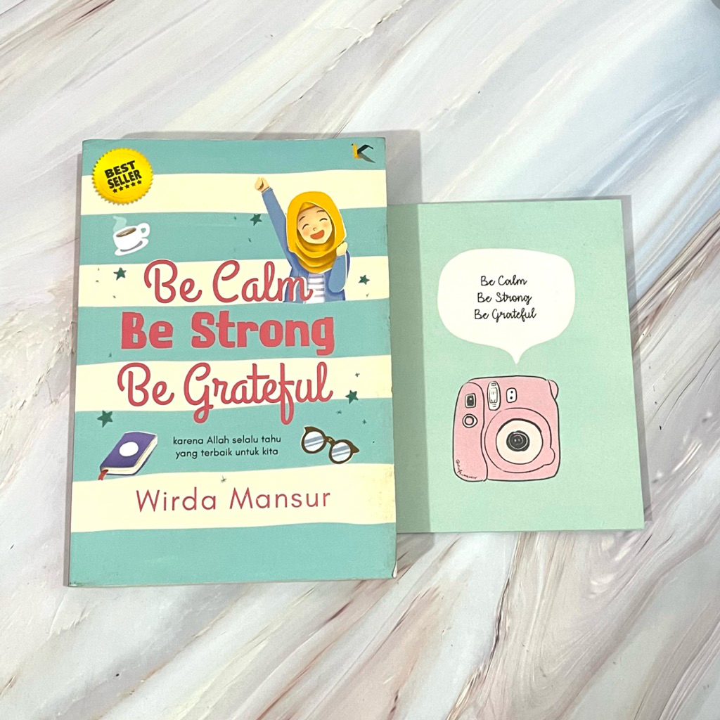 [PRELOVED] Original Buku Motivasi Be Calm Be Strong Be Grateful - Wirda Mansur