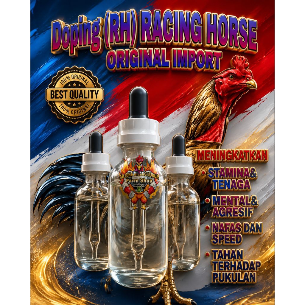 ASLI DOPING (RH) RACING HORSE IMPORT [15ML]