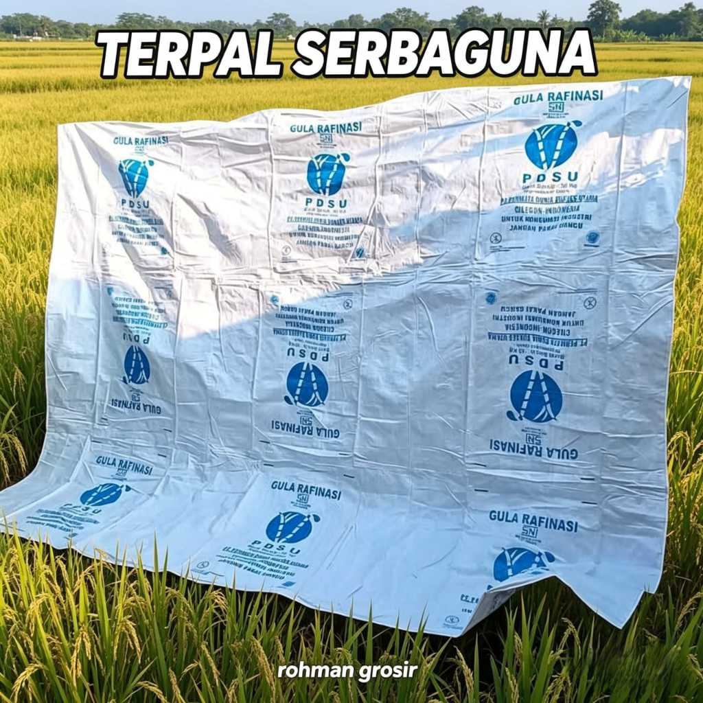 Terpal Padi Amparan Serbagua Ukuran 3x3 Gebang Amparan // Jemuran Panen Dari Karung Bisa Rekues