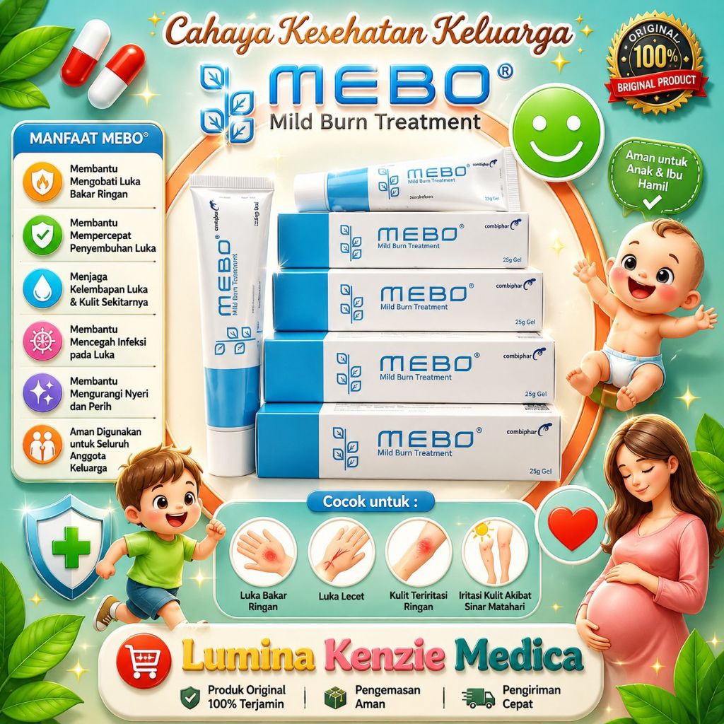 MEBO Oint Untuk Membantu Meringankan Luka Bakar - Mebo Oint 20Gr - Mebo Wound