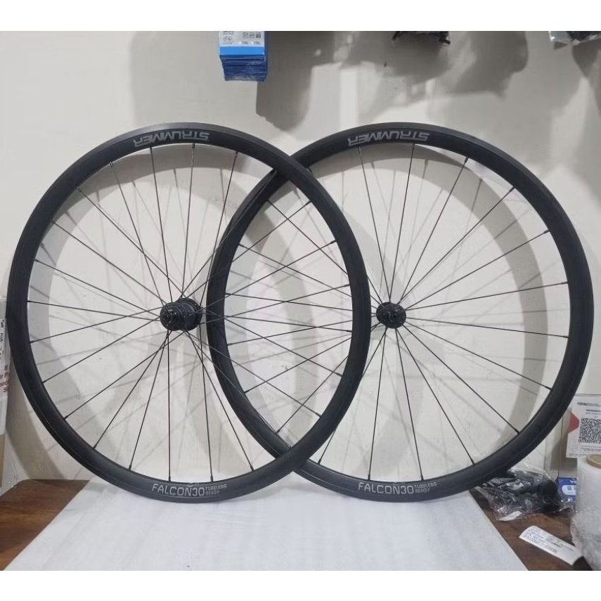 Wheelset 700c Strummer Ratchet Rims Falcon 30 profil 30mm rimbrake Spoke Pillar Triple Butted
