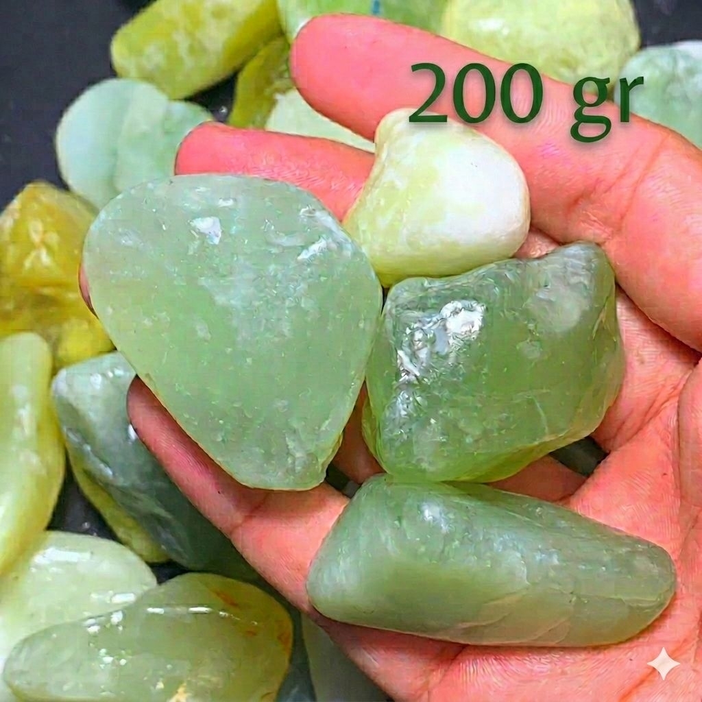 Grosir Bahan Batu Akik Giok Aceh / Sungai Dareh / Pucuk Pisang Rough 200 gr