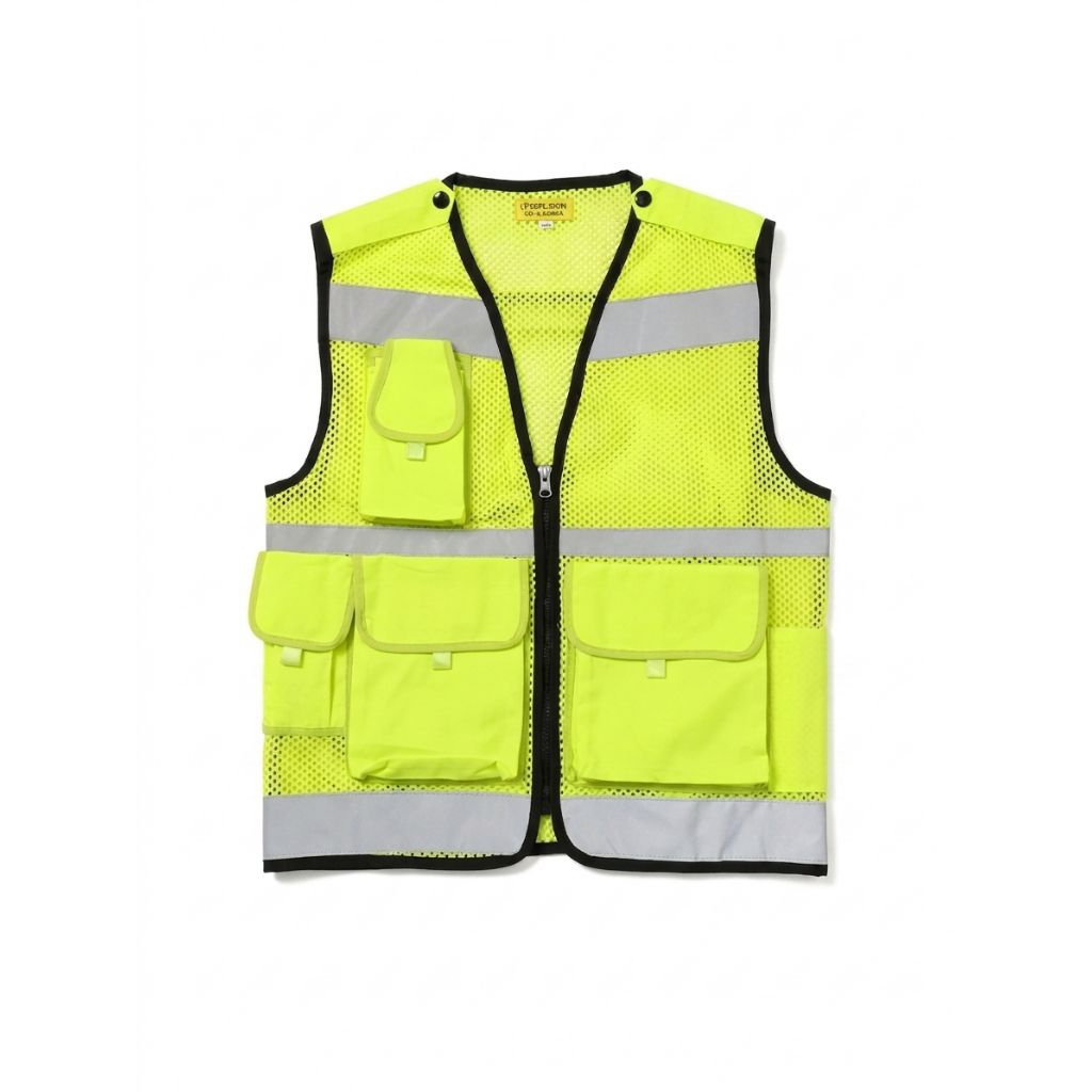 Safety Vest Reflective Multipocket - Vest Safety Banyak Kantong
