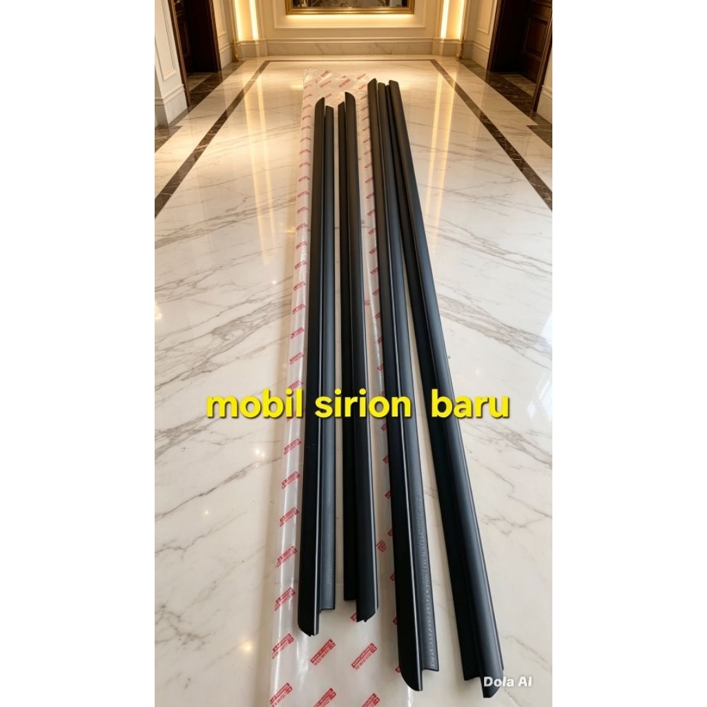 pelipit kaca mobil sirion baru