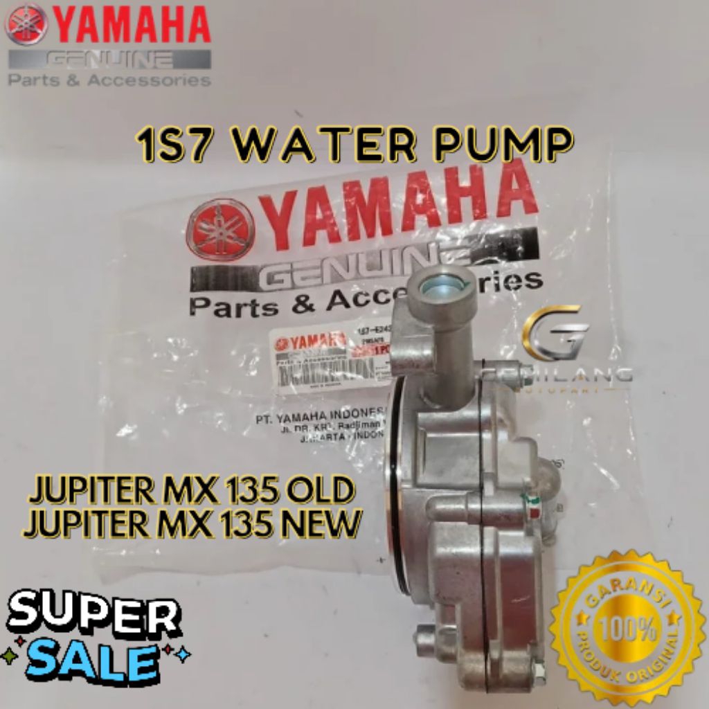 WATER PUMP KODE 1S7, WATER PUMP JUPITER MX 135 OLD, WATER PUMP JUPITER MX 135 NEW