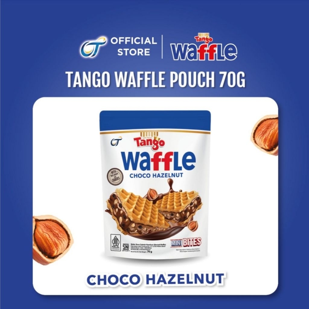 Tango Waffle Choco Hazelnut Pouch 70gr