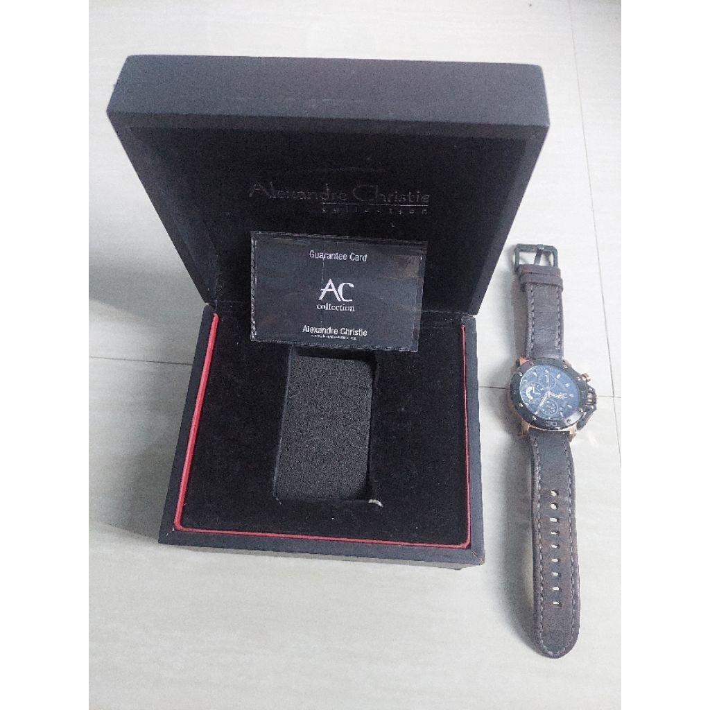 JAM TANGAN PRIA ALEXANDRE CHRISTIE AC COLLECTION AC 9205 MC BEKAS / SECOND / PRELOVED