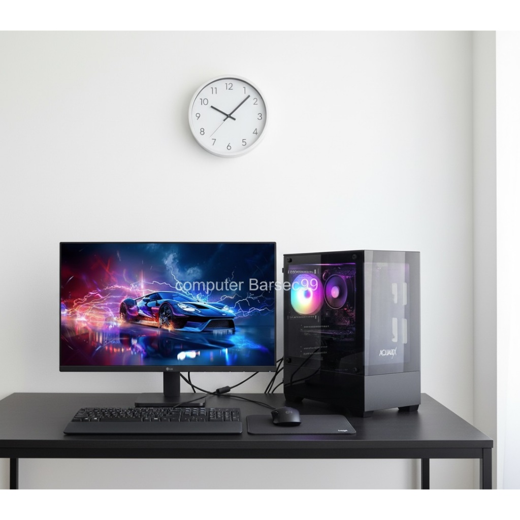 1set PC gaming Core i5 3470 + Ram 16gb + vga 4GB + HDD 1TB + ssd + monitor 24inc curve