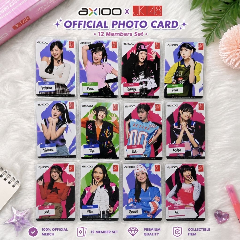 OFFICIAL FULL SET PC JKT48 x AXIOO ALL MEMBER COMPLETE