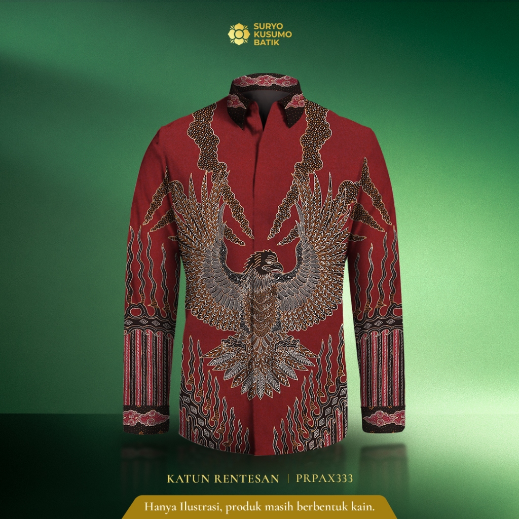 Suryo Kusumo Batik - Kain Batik Tulis Katun Burung Merah