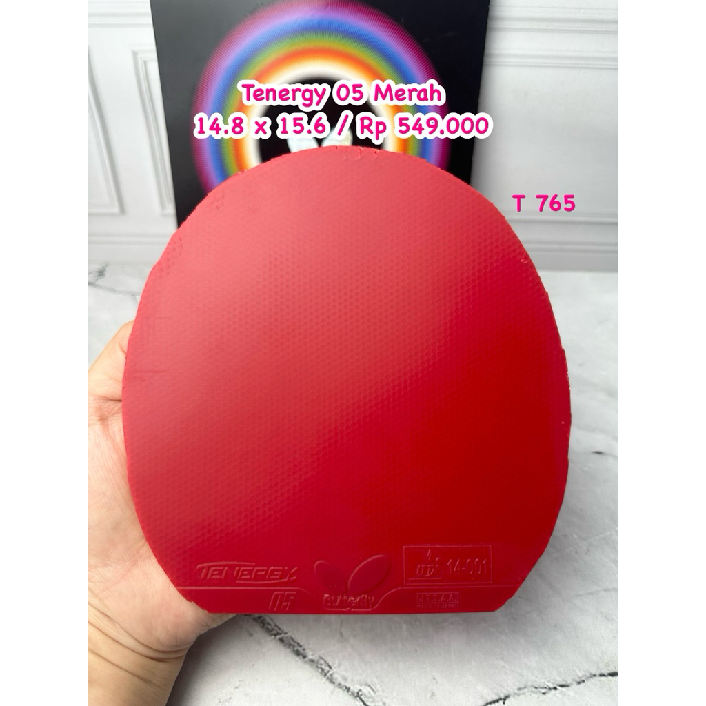 SECOND KARRT PINGPONG TENIS MEJA TENERGY 05 MERAH ORIGINAL JEPANG