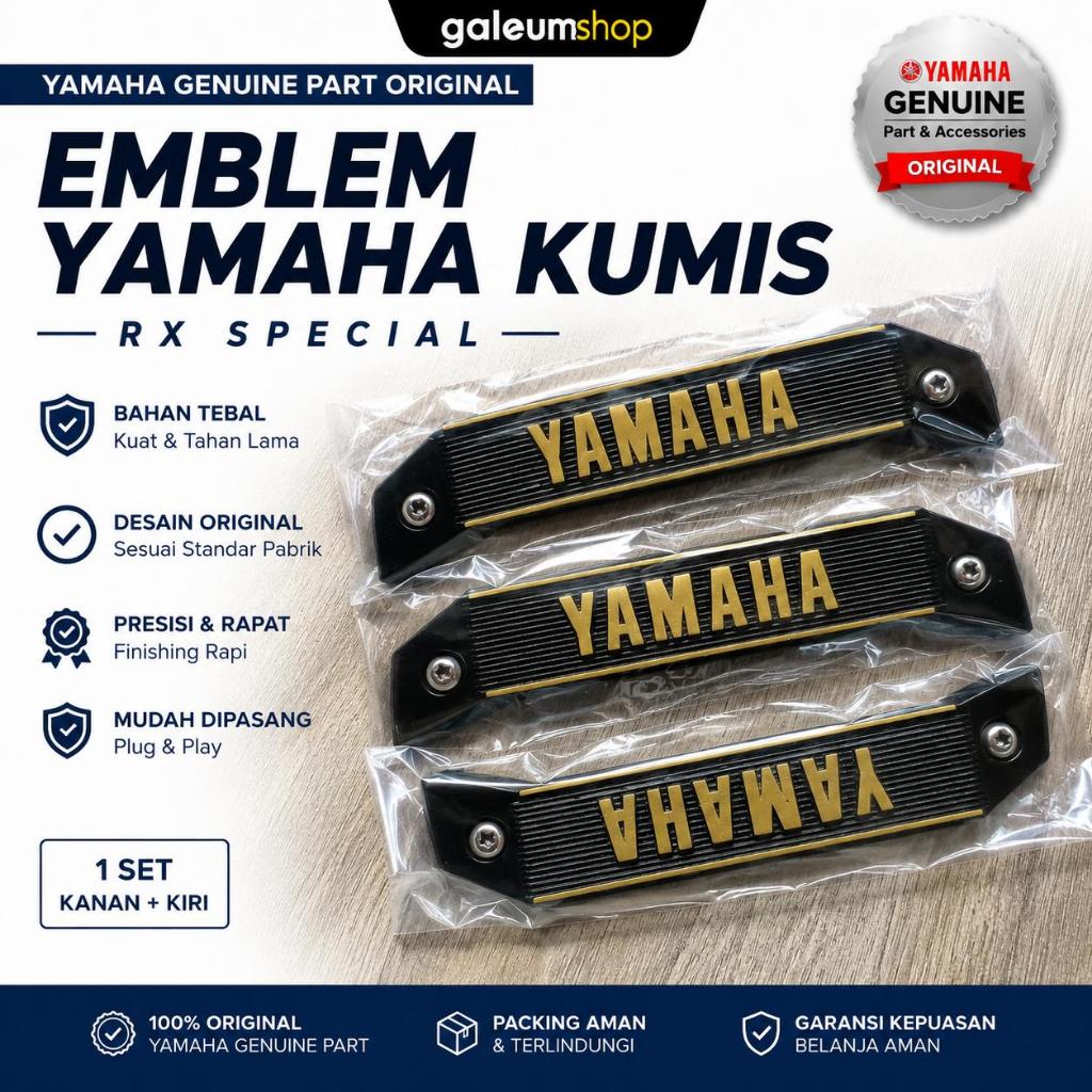 Emblem Yamaha Kumis RX Special Original | Logo Tangki RX Special Kanan Kiri