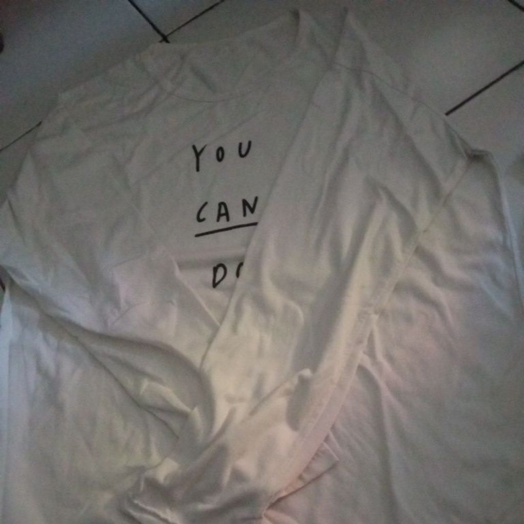 preloved kaos longsleeve you can do this