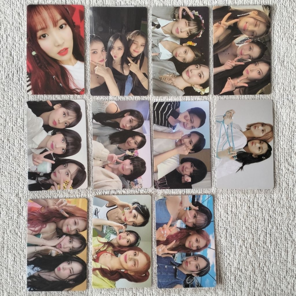 PHOTOCARD PC OFFICIAL GFRIEND VIVIZ YUJU EUNHA SINB UMJI