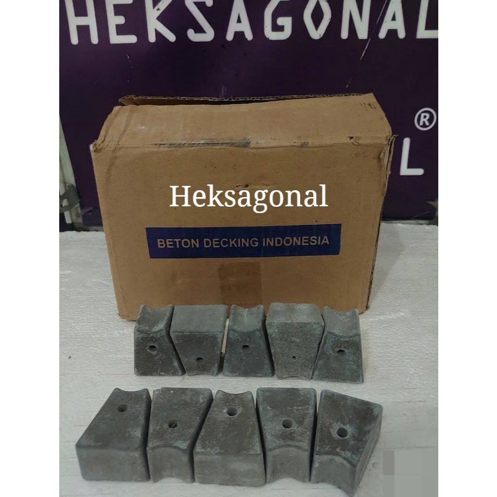 Beton Decking tunggal 50mm tahu beton Balikpapan