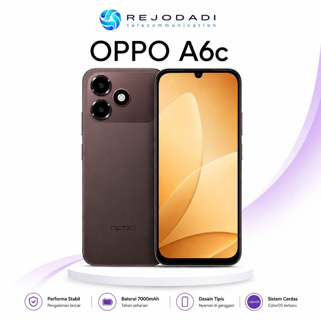 OPPO A6c 4G [4/64GB] [4/128GB] - Garansi OPPO Indonesia