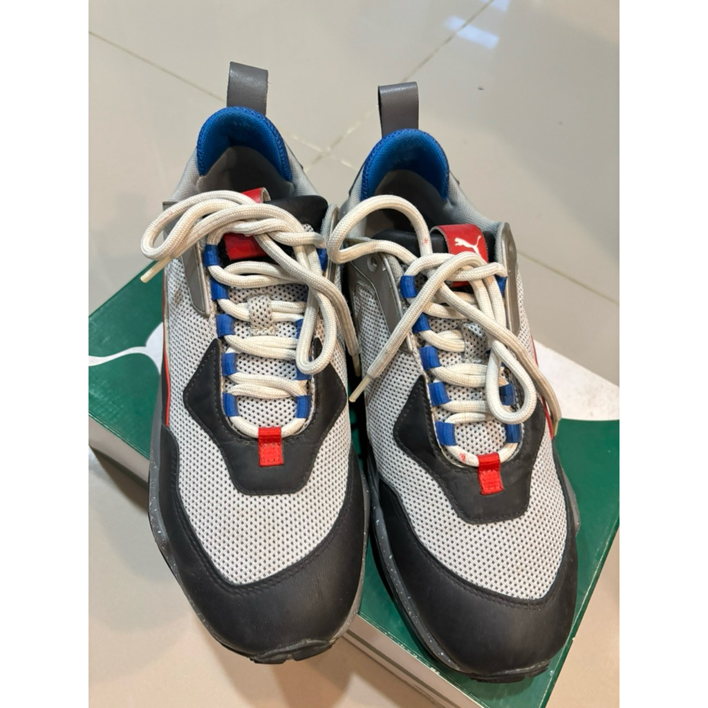 Puma Thunder Electric Grey Violet shoes Preloved size 42 / Sepatu Puma Thunder Electric