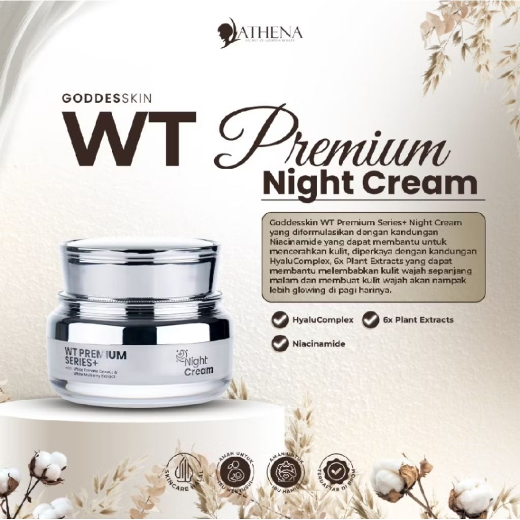 Athena Goddesskin WT Premium Night Cream