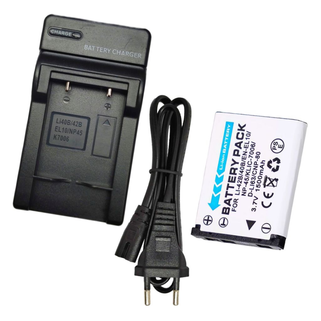PAKETAN Baterai & Charger Untuk Casio Np-80 Batre Exilim EX-G1 H5 Baterai Np80 H50 H60 JE10 N1 Batra