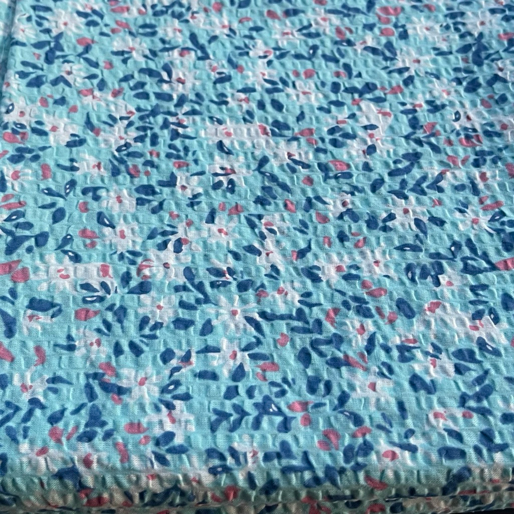 kain katun paris crinkle/katun crinkle motif cantik/kain rayon crinkle paris motif kecil
