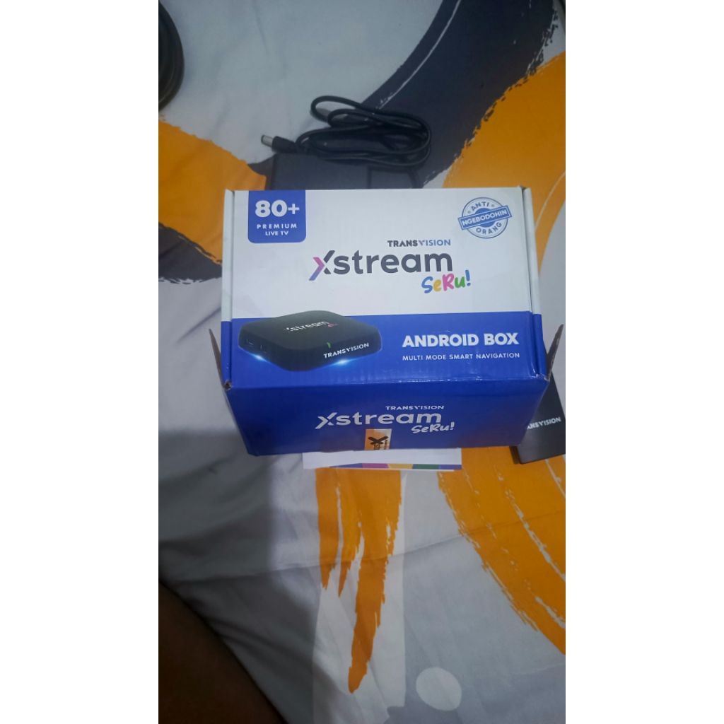 Transvision Xstream Seru Android TV Box WiFi STB Set Top Box Smart TV bekas