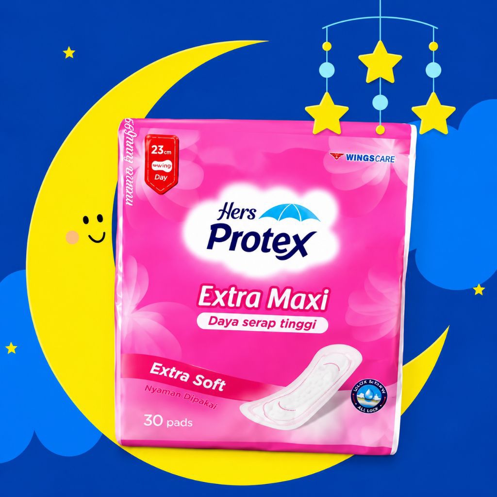 Hers Protex isi 30 Extra Maxi non wings Pembalut