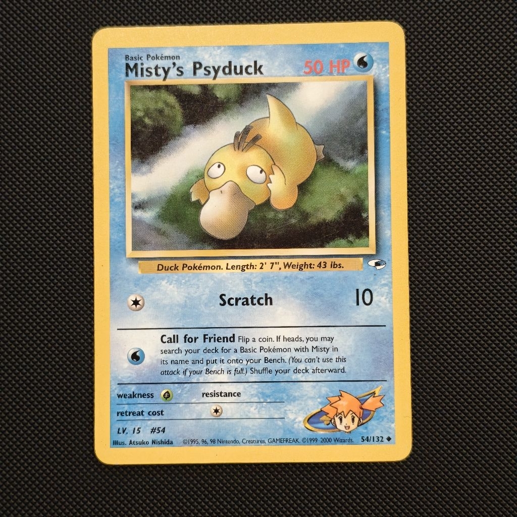 Kartu Pokemon Misty Psyduck 54/132
