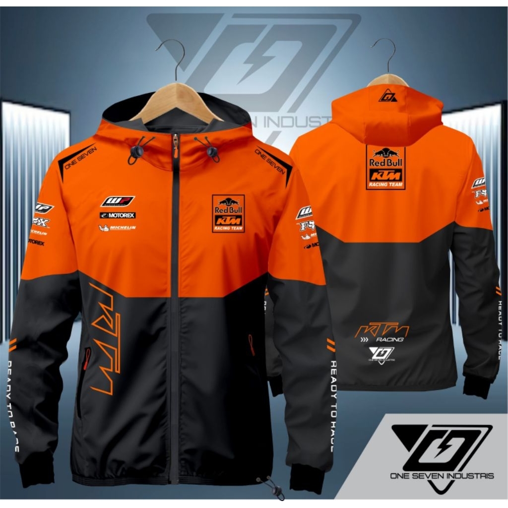 JAKET KTM PARASUT WATERFROOF SPORT ANTI AIR