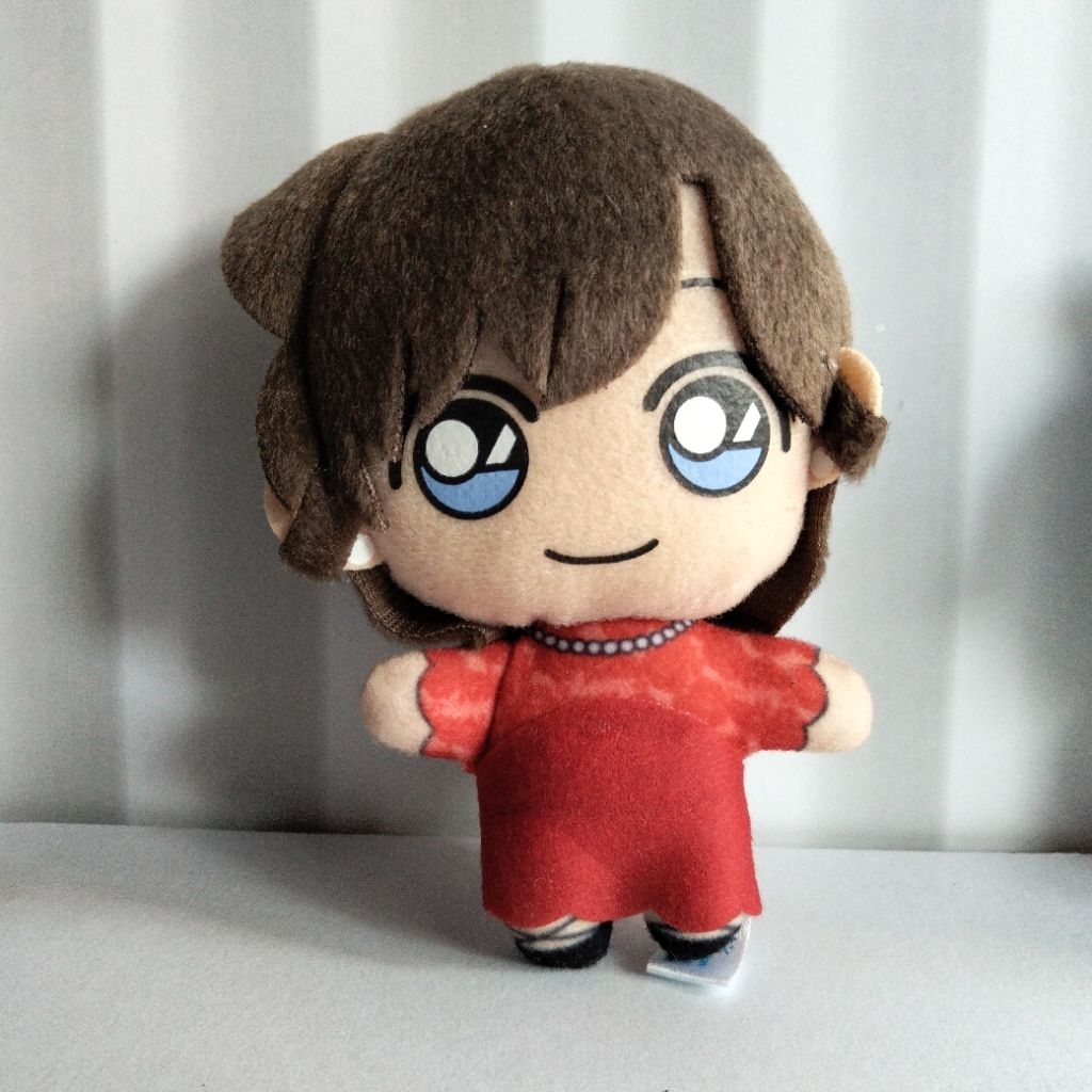 Gantungan Kunci Boneka Plush Doll Detektif Conan Ran Mouri dan Teman Conan