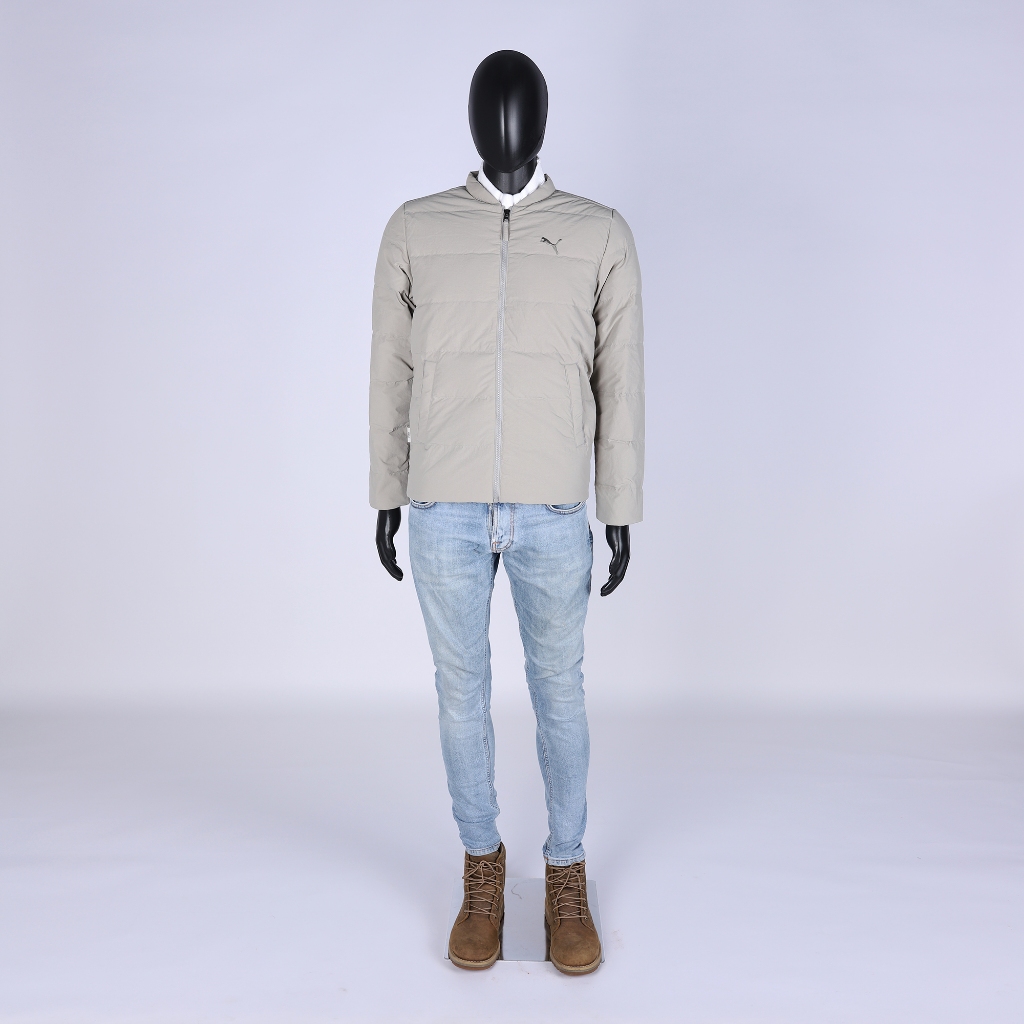 Jaket Musim Dingin Bulu Angsa Puma Pria Bomber Premium Down Jacket Tebal Windproof Waterproof Hangat