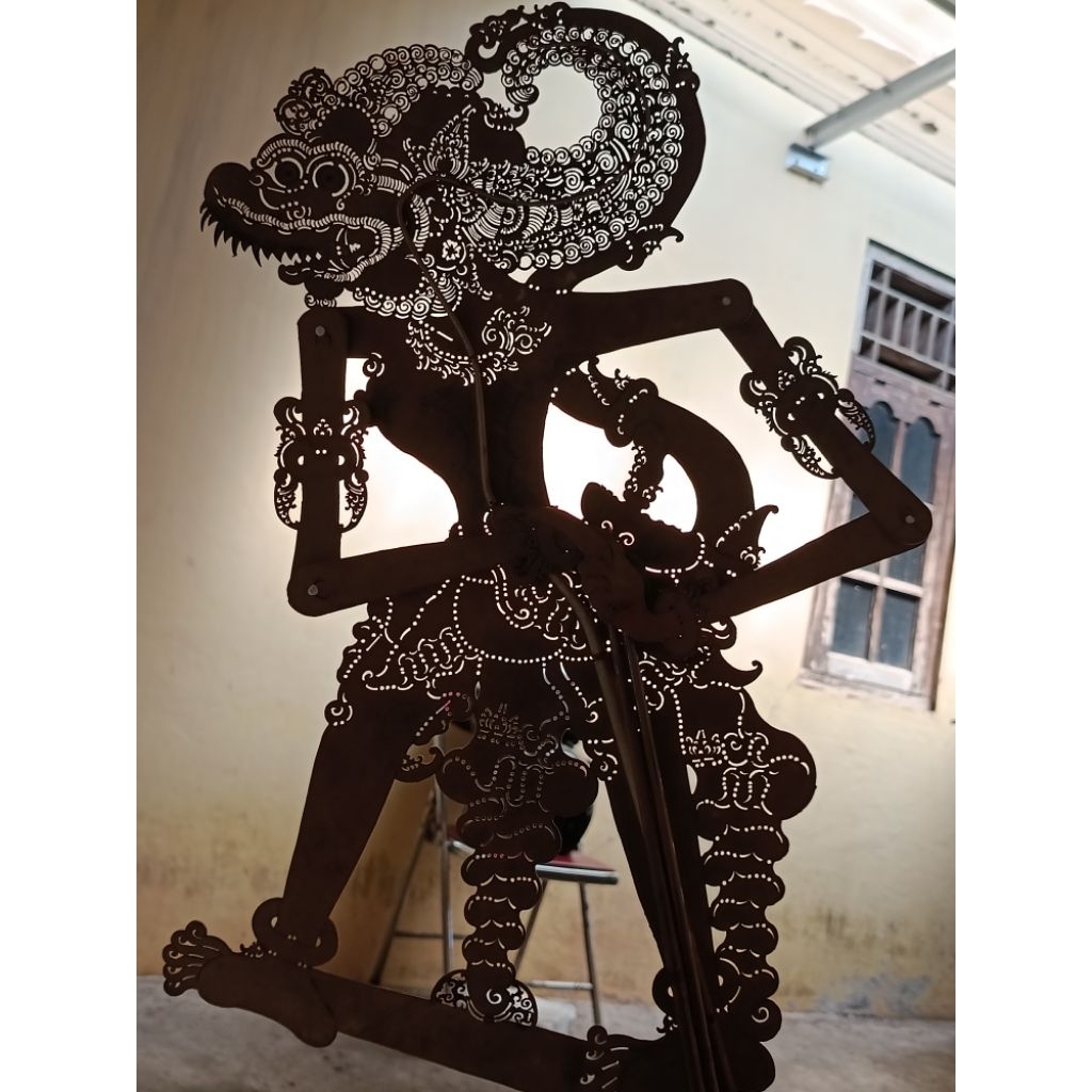 Wayang Anoman putihan (tanpa dicat) ukuran standar