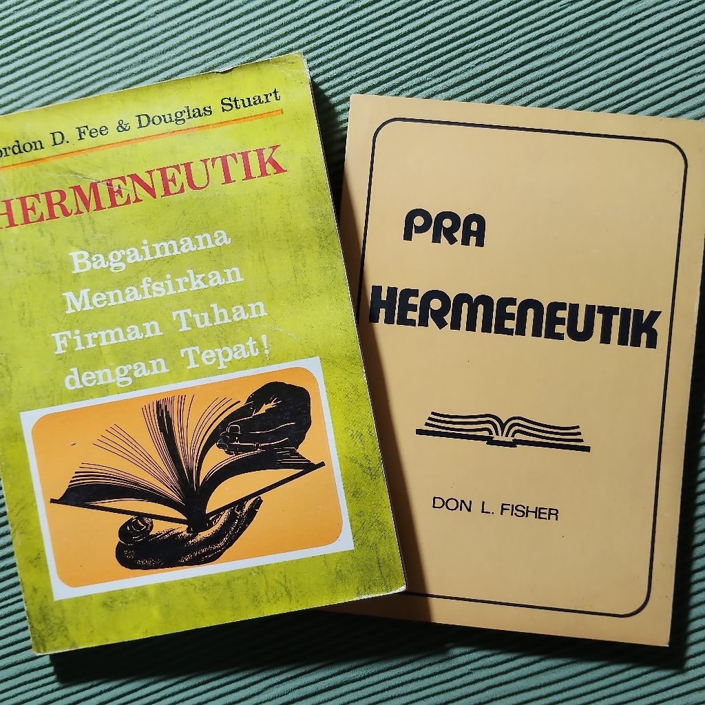 Buku Langka Original • Pra Hermeneutik & Hermeneutik - Bagaimana Menafsirkan Firman Tuhan