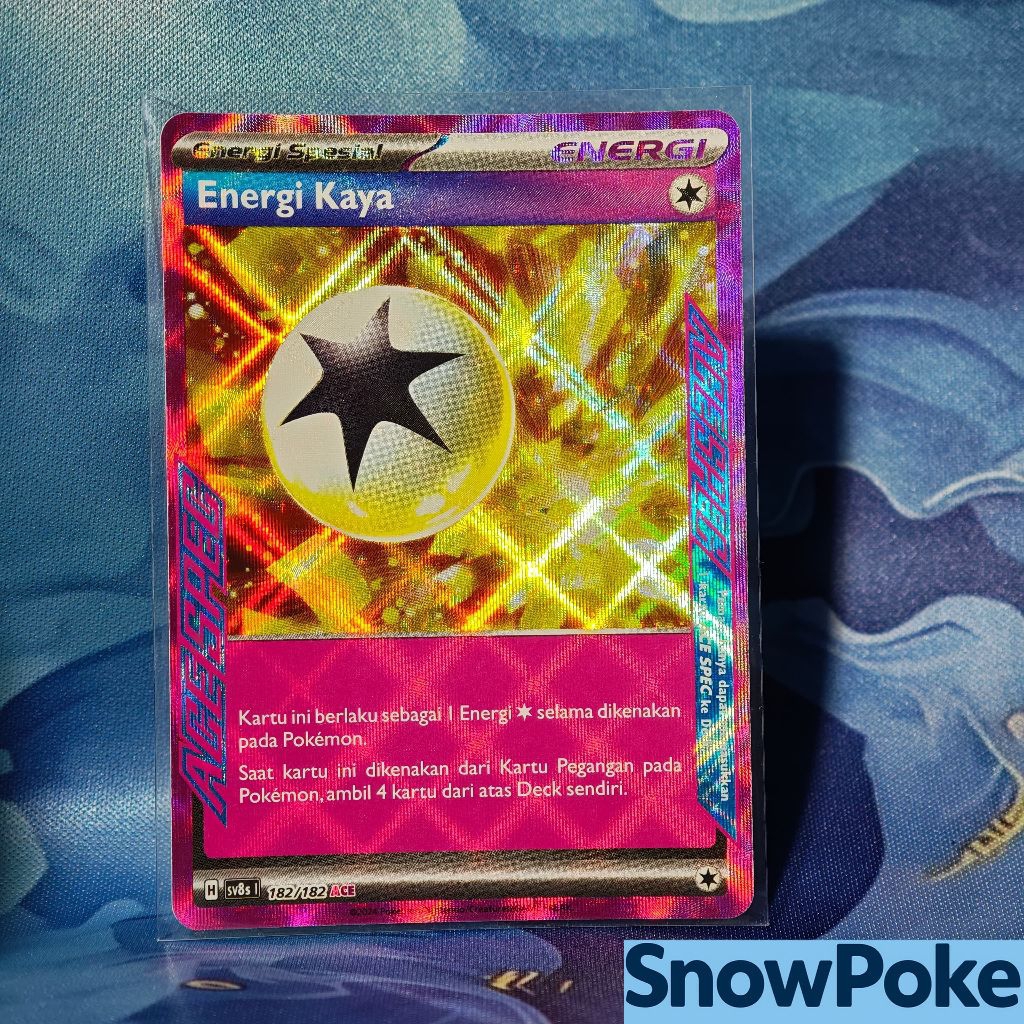 Kartu Pokemon TCG Indonesia Energi Kaya ACE SV8S