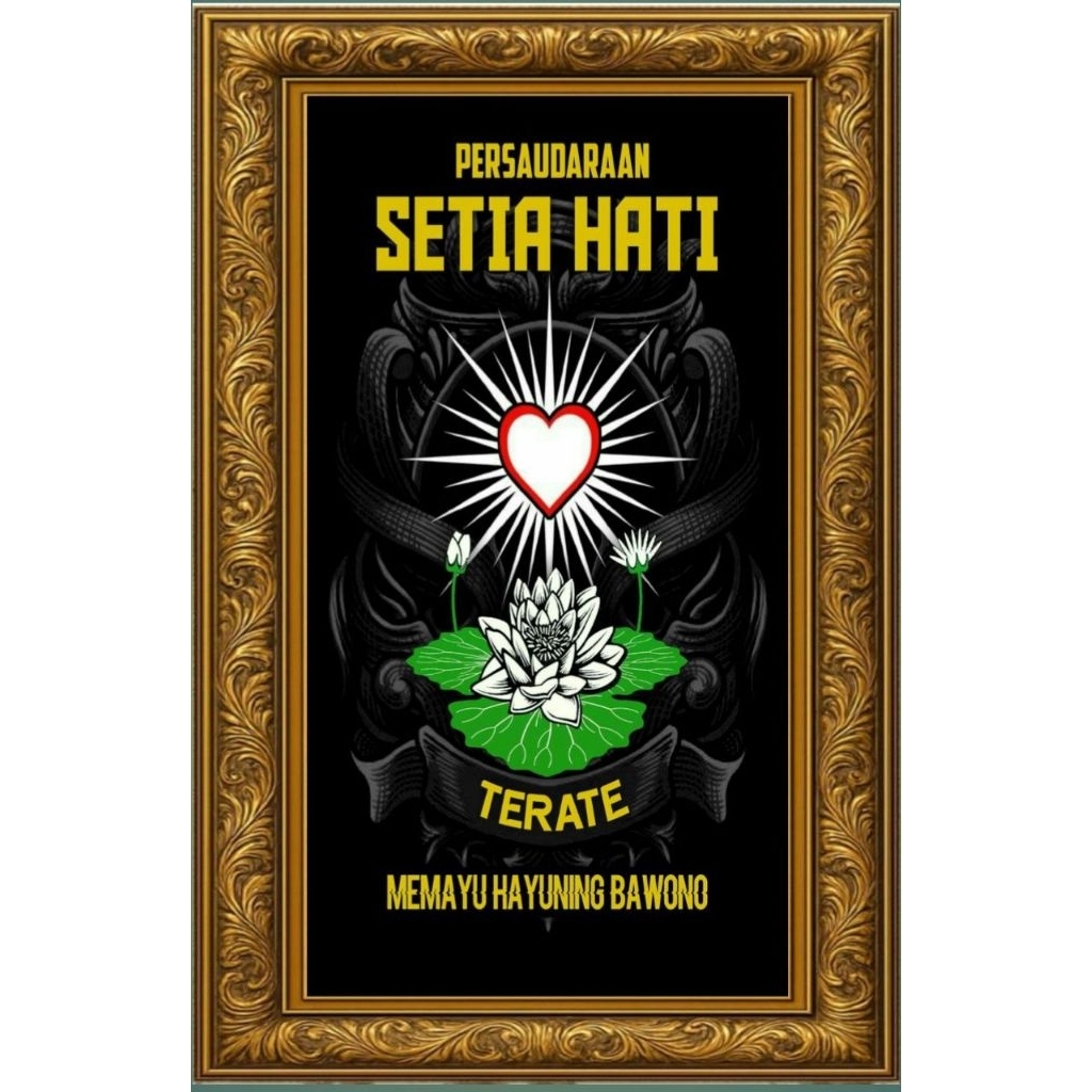 hiasan dinding PSHT frame PSHTdekorasi dinding psht