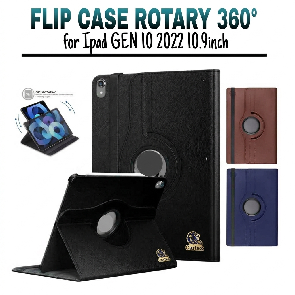Case Rotary Ipad gen 10 2022 10th 10.9 inch / case ipad gen 10 / casing ipad gen 10 / ipad case gen 
