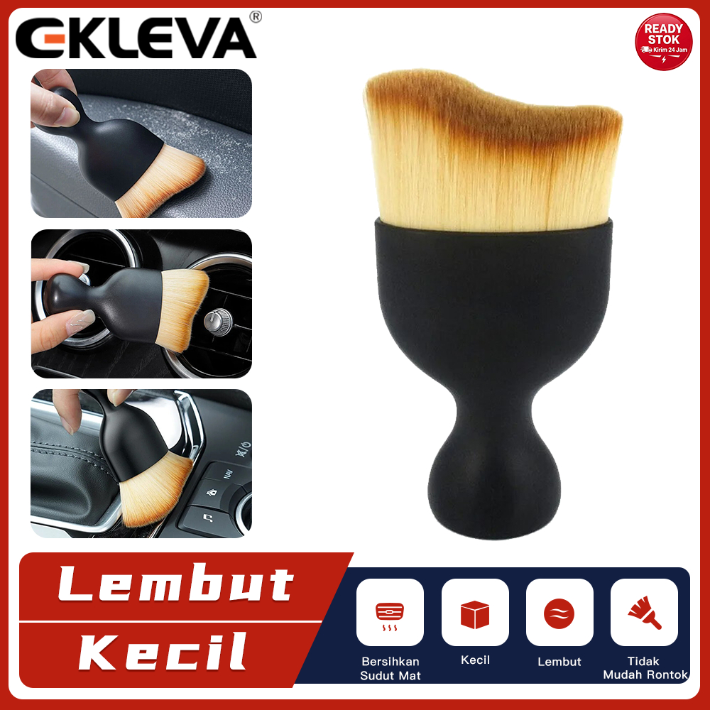 EKLEVA Sikat Pembersih Interior Mobil Bulu Lembut Dashboard Ventilasi AC