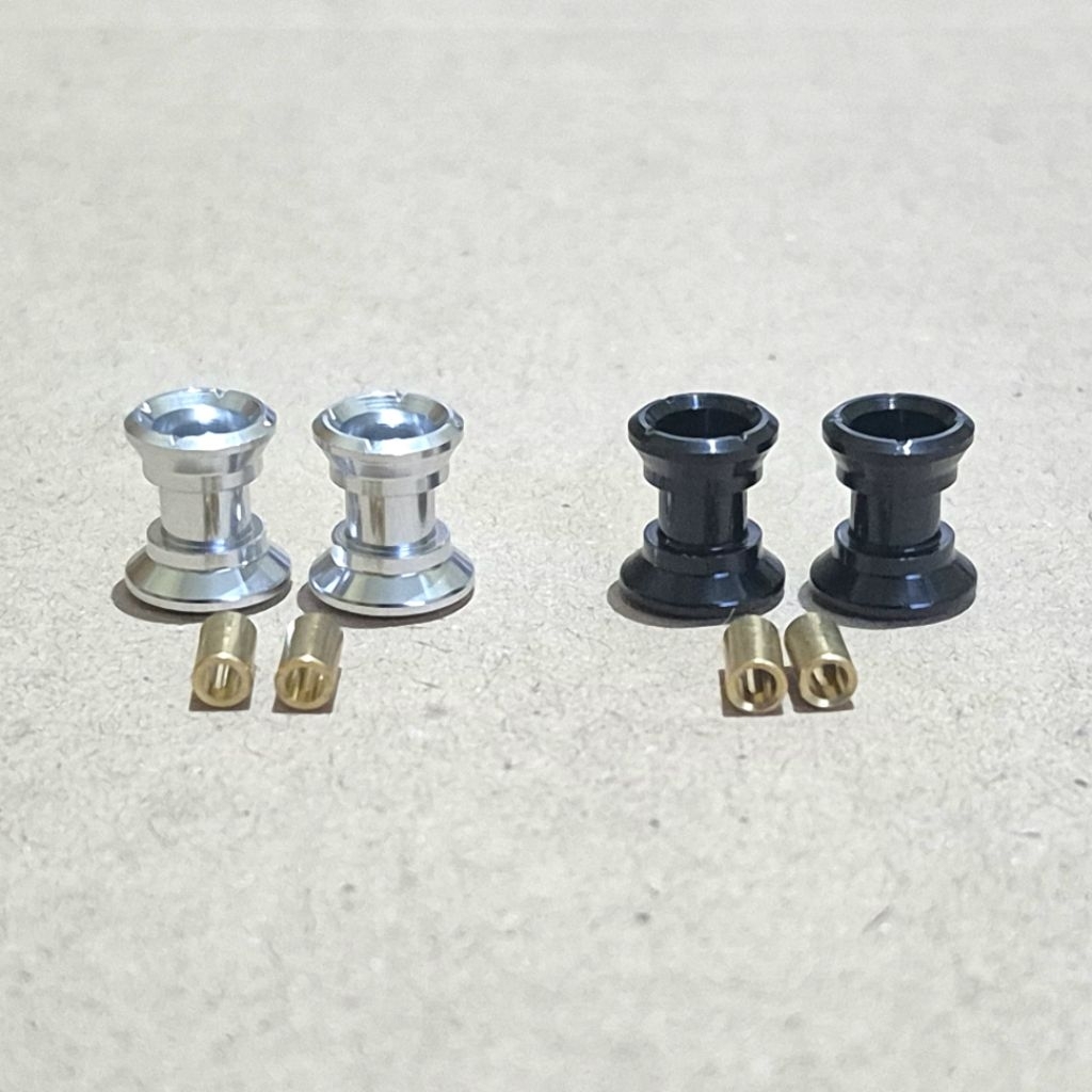 roller naga 8-9 mm rep tamiya double roller aluminum 8 / 9 mm
