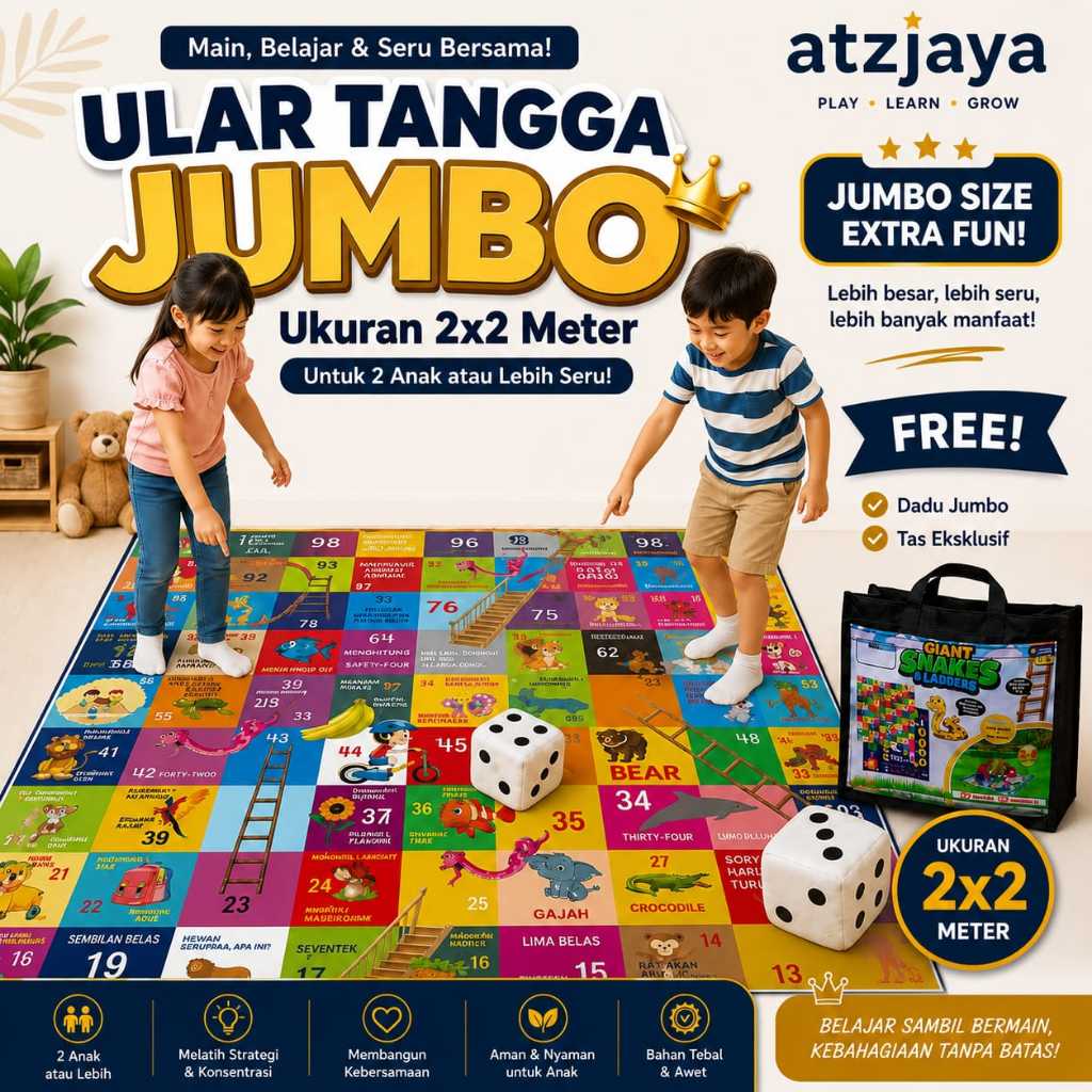 Ular Tangga Jumbo Islami Edukatif