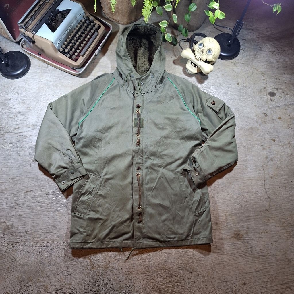 Vintage Socovet France Parka Villeneuve 92. not tanker parka jerman m65 woodland og107 n1 fishtail