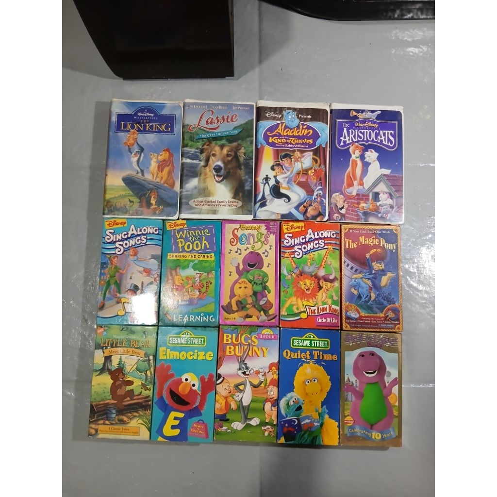 VHS Film Kartun Disney sepaket borongan