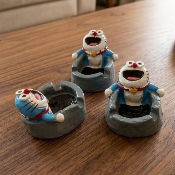 Asbak Doraemon lucu,unik dan aesthetic